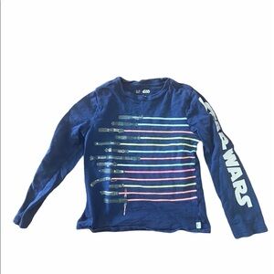 Gap kids Star Wars l/s top sz S